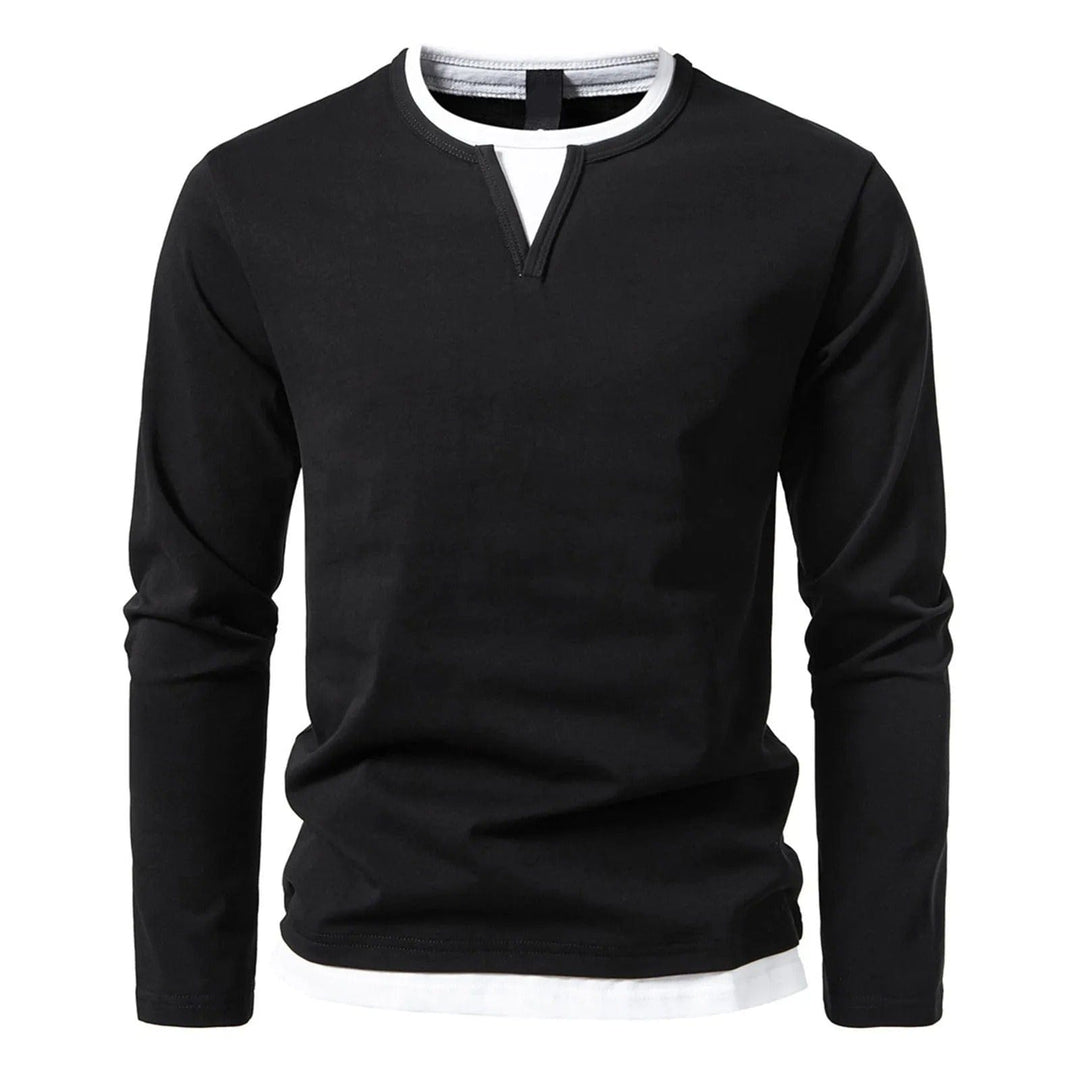 Fabio™ | Maglia Henley a manica lunga