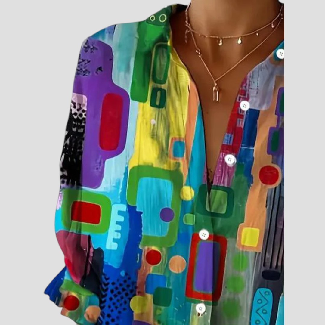 Edera™ | Blusa Geometrica Elegante