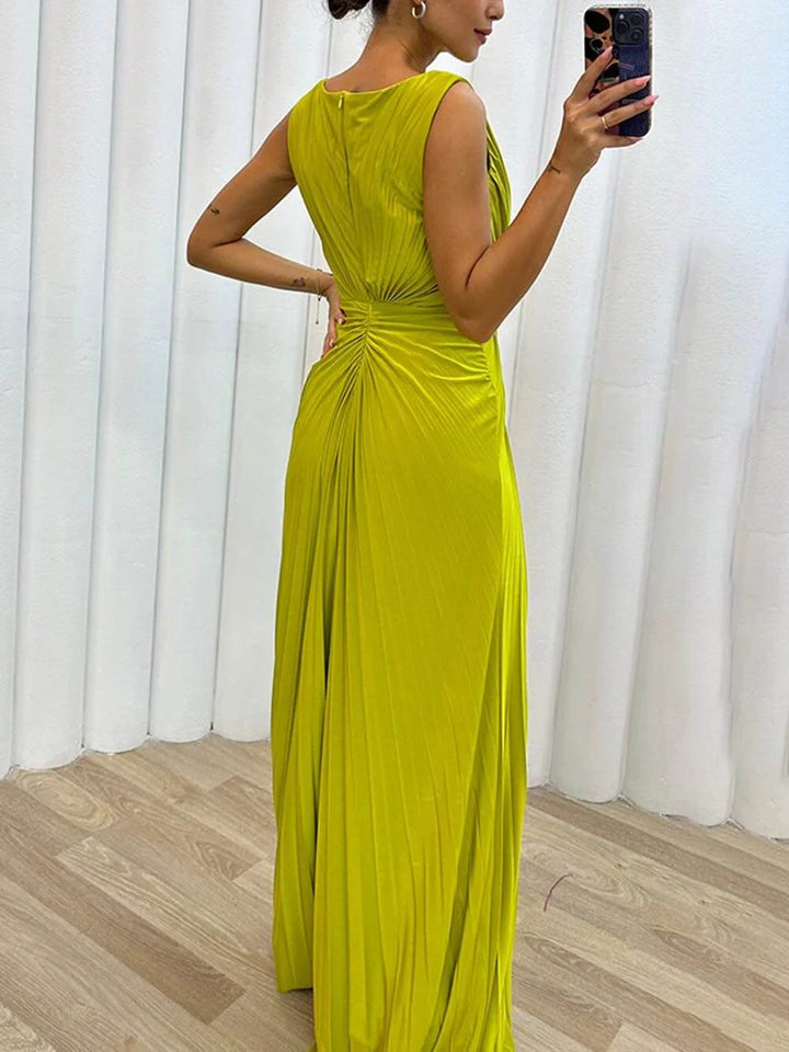 Limea™ | Abito da Sera Plissé Maxi