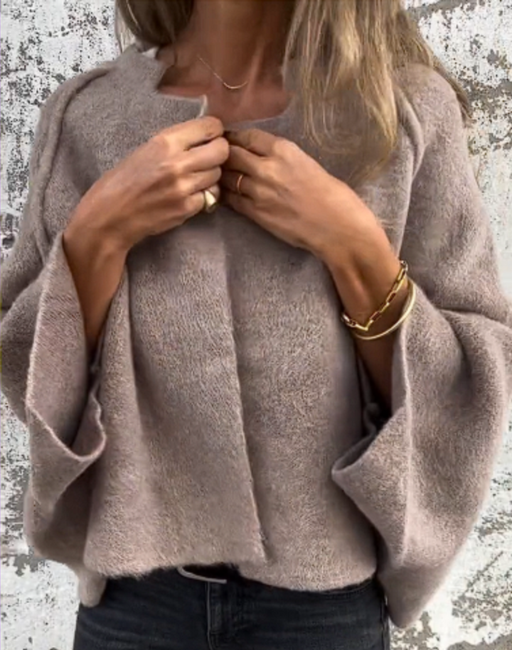 Isella™ | Cappotto in Maglia di Lusso