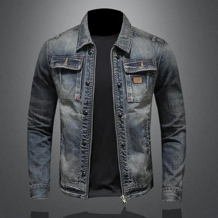Lioro™ | Giacca Classica Denim