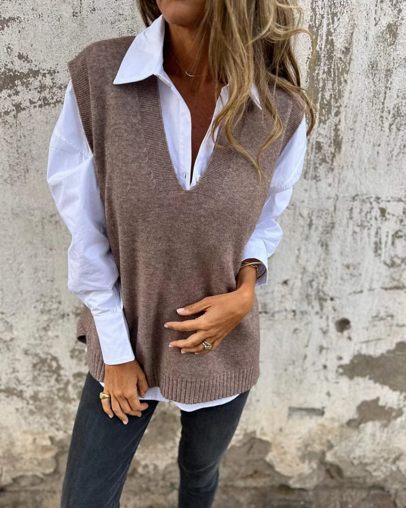 Letizia™ - Gilet in Maglia per Donna