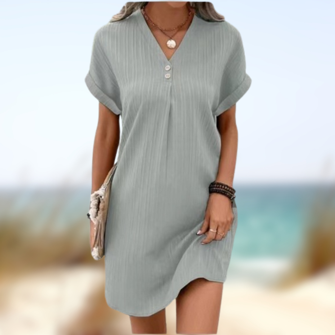 Adeline™ | Abito estivo con scollo a V