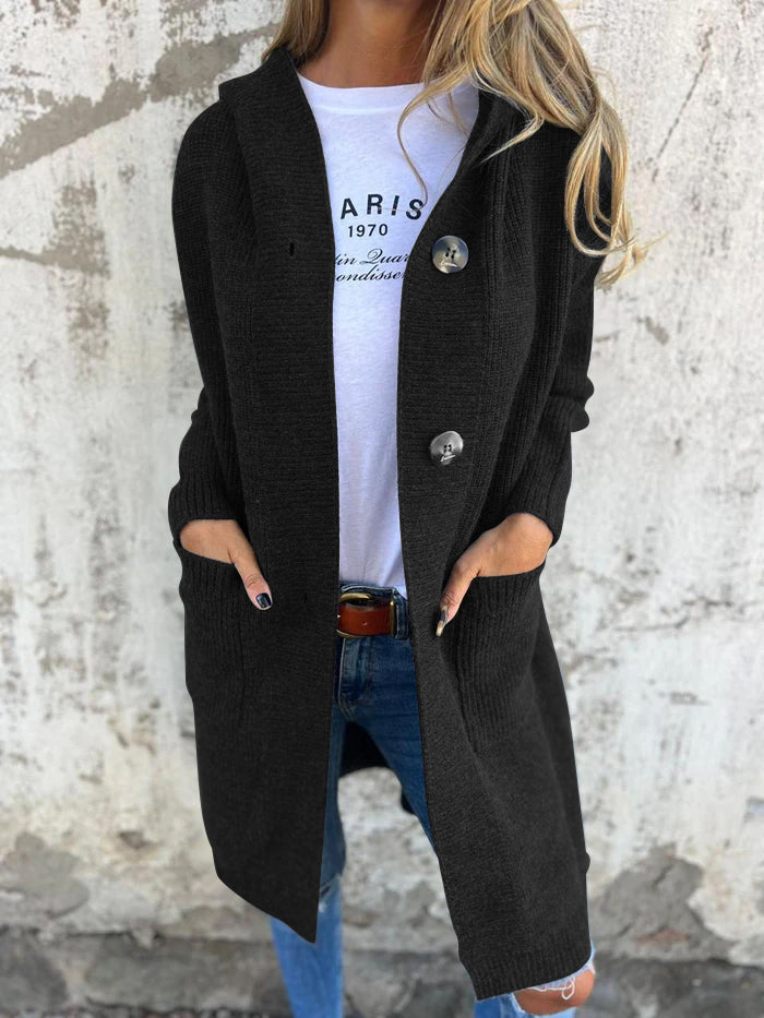 Gemma™ | Elegante Lungo Cardigan Lavorato a Maglia