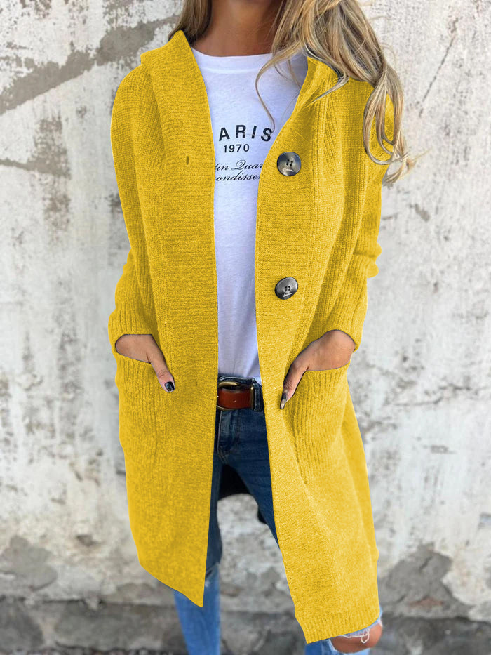 Gemma™ | Elegante Lungo Cardigan Lavorato a Maglia