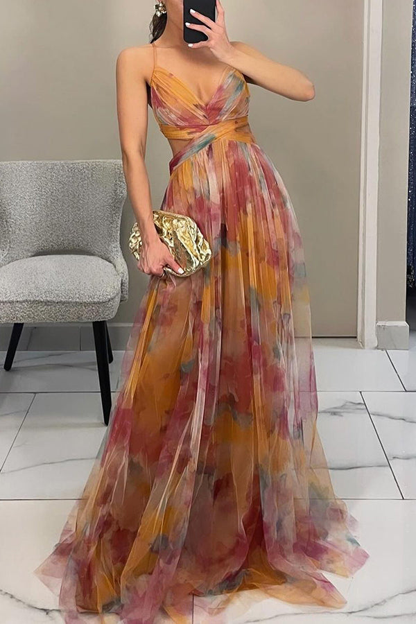 Flore™ | Maxi-Abito con Stampa Floreale