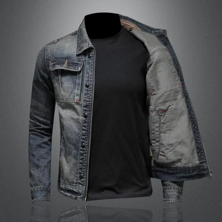 Lioro™ | Giacca Classica Denim