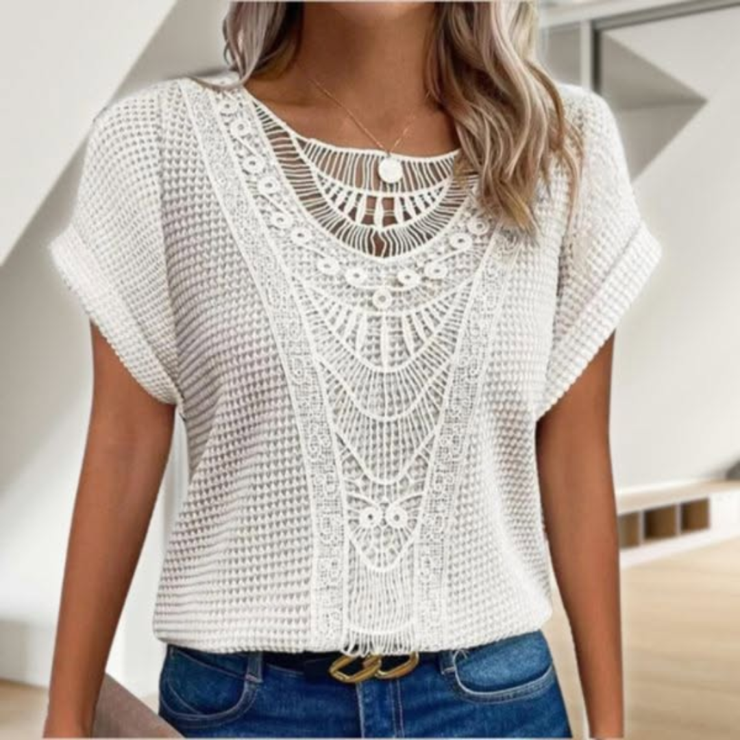 Rella™ | Maglia Elegante in Pizzo