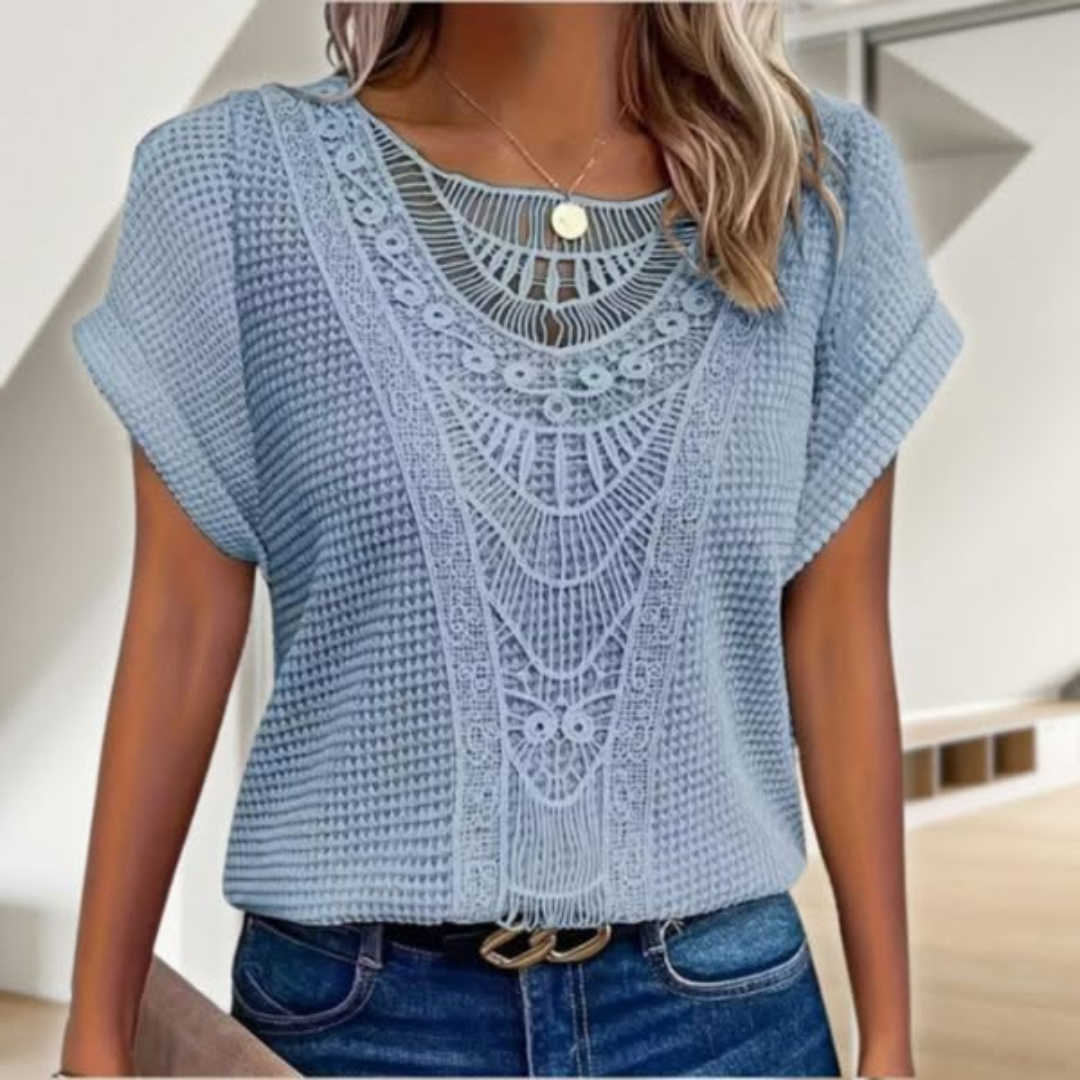 Rella™ | Maglia Elegante in Pizzo