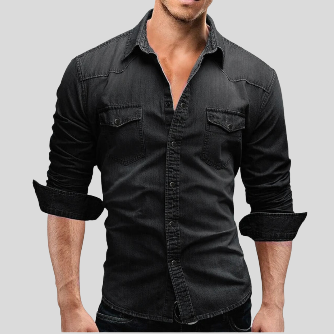 Mattia™ | Camicia Denim Moderna