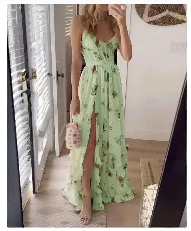 Petal™ | Abito Elegante con Stampa Floreale