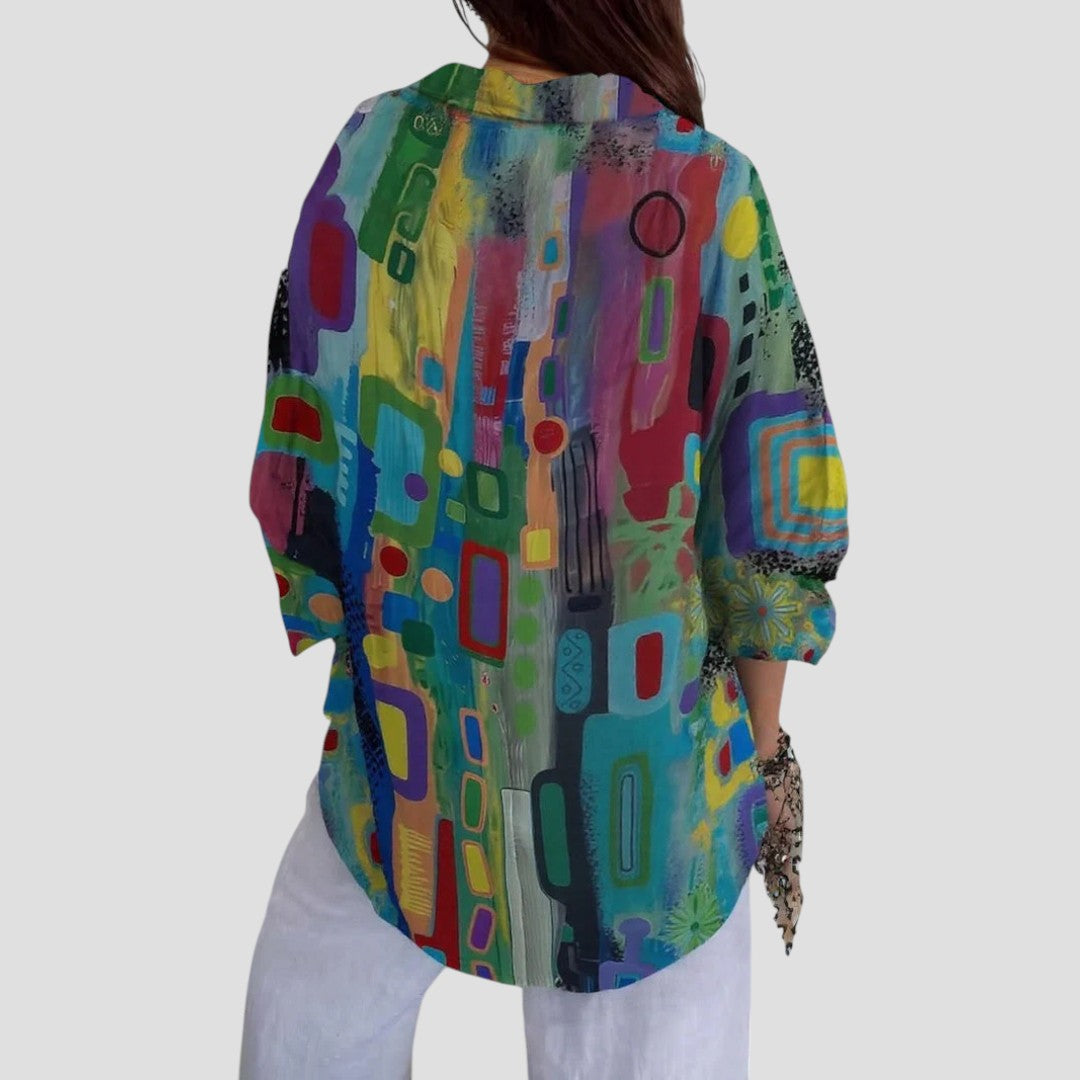 Edera™ | Blusa Geometrica Elegante
