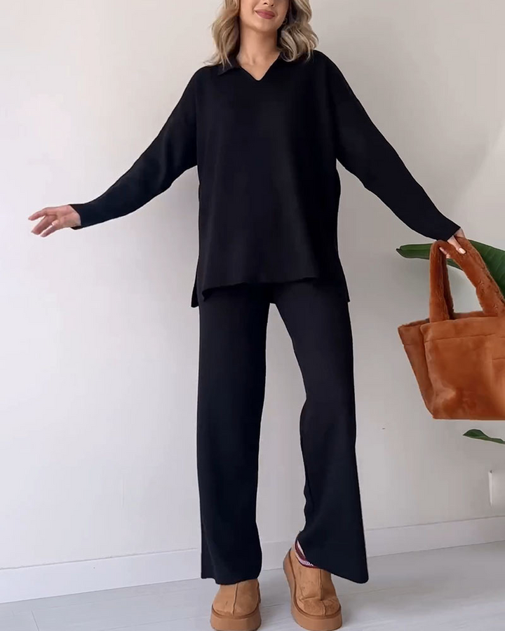 Carla™ | Set Casual in Maglia a 2 Pezzi
