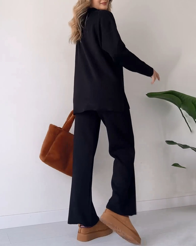 Carla™ | Set Casual in Maglia a 2 Pezzi
