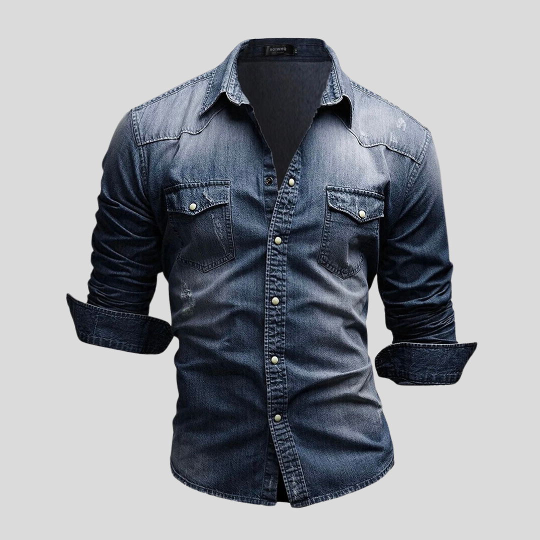 Mattia™ | Camicia Denim Moderna