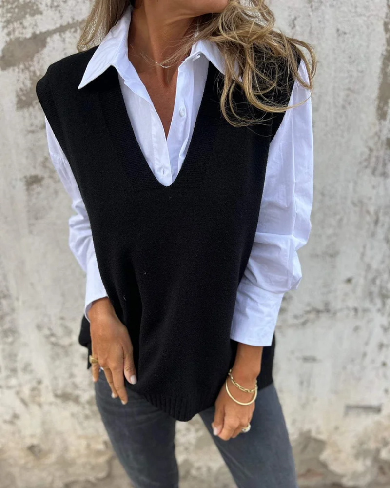 Letizia™ - Gilet in Maglia per Donna