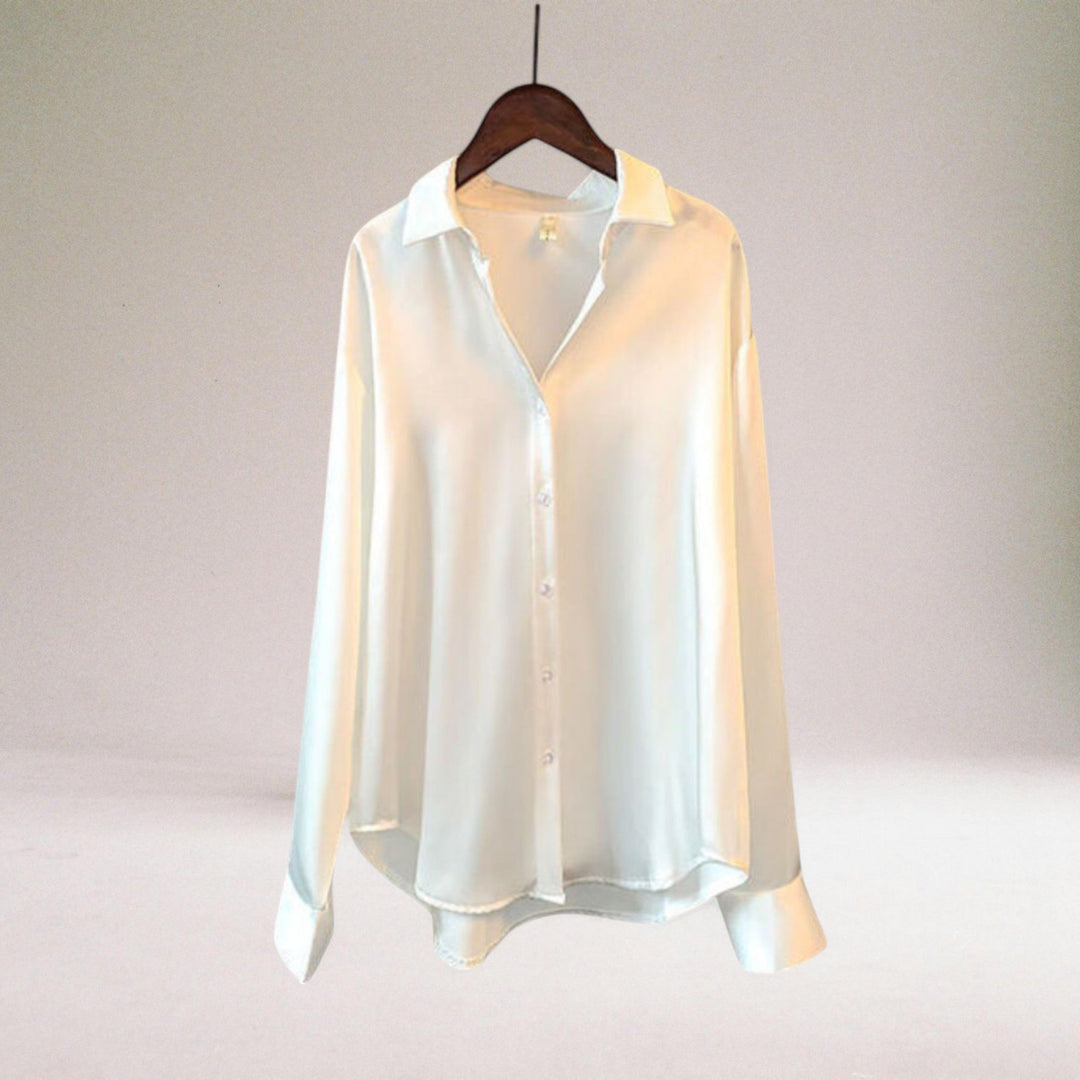 Viola™ - Blusa Elegante in Raso di Alta Qualità