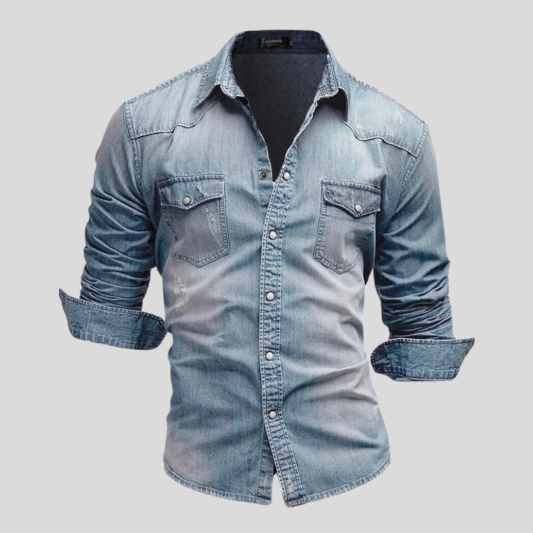 Mattia™ | Camicia Denim Moderna
