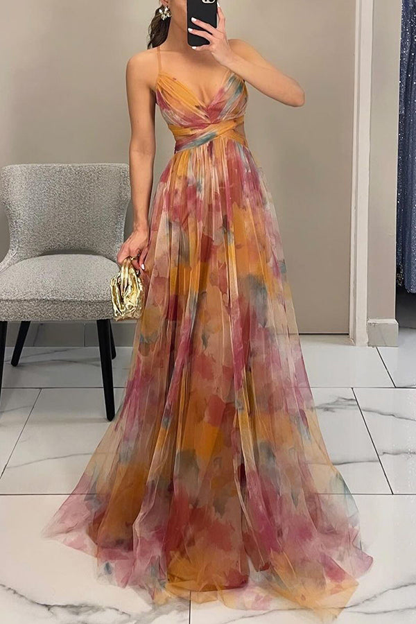 Flore™ | Maxi-Abito con Stampa Floreale