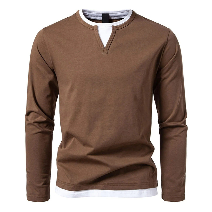 Fabio™ | Maglia Henley a manica lunga