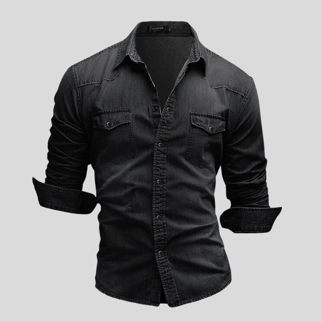 Mattia™ | Camicia Denim Moderna