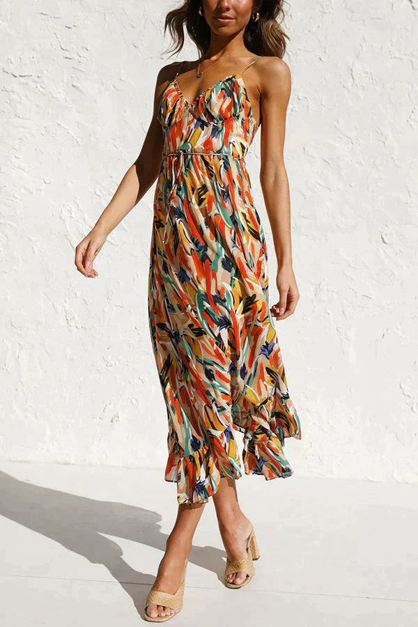 Josefine™ | Abito midi colorato