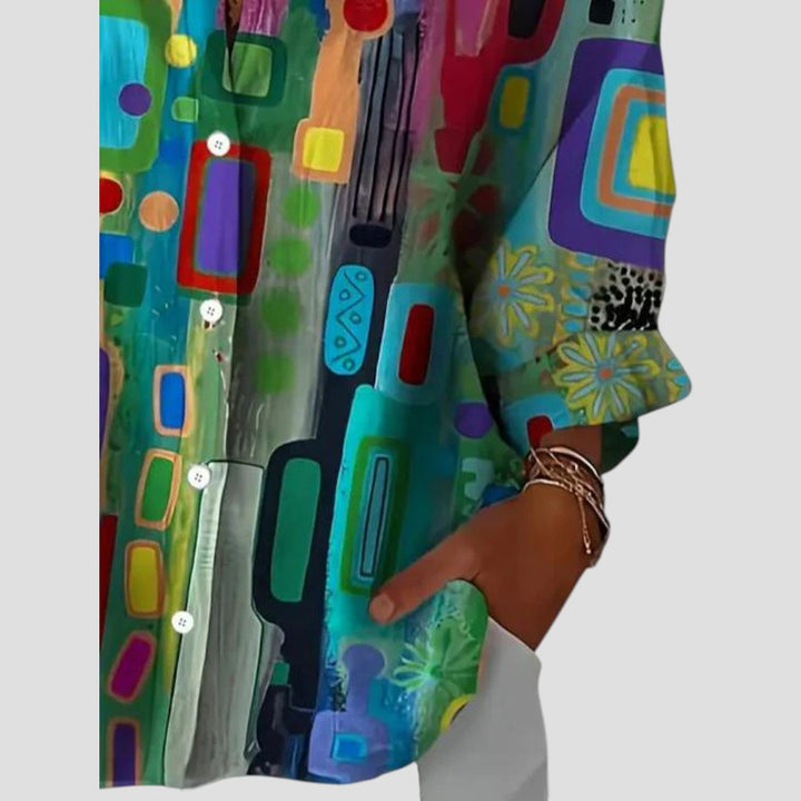 Edera™ | Blusa Geometrica Elegante