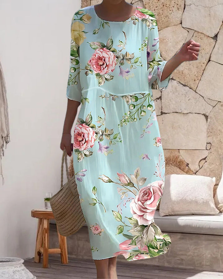 Marta™ | Abito Floreale Elegante