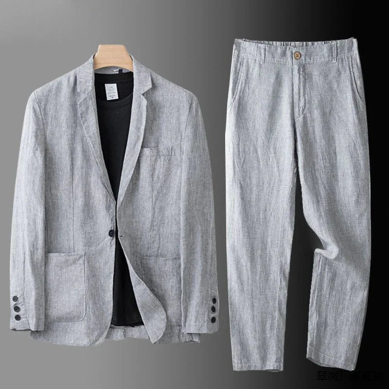Erico™ | Abito Elegante Lino Naturale