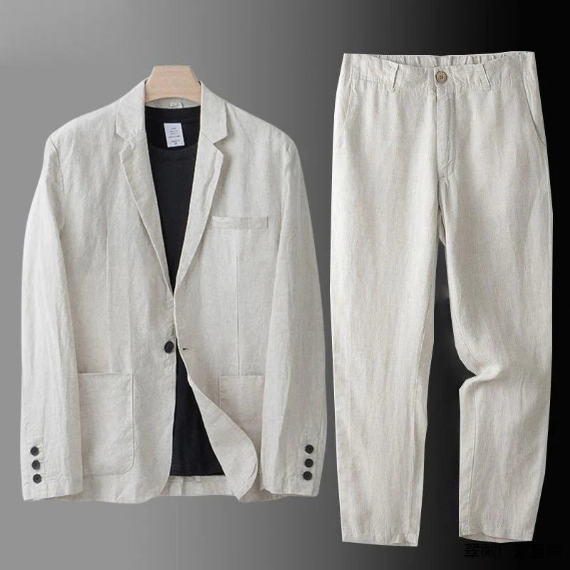 Erico™ | Abito Elegante Lino Naturale