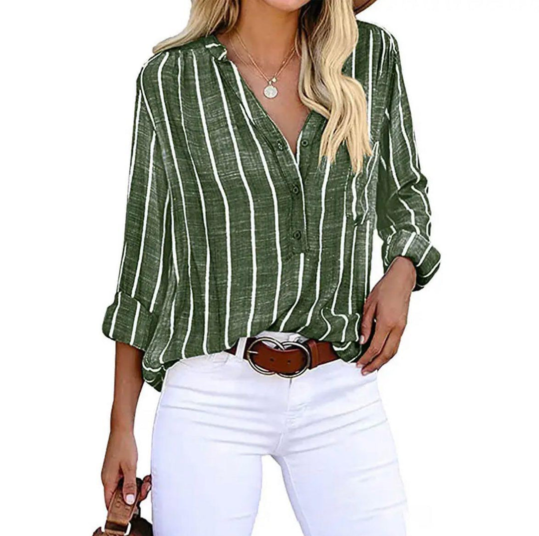Geona™ | Blusa a Righe di Tendenza