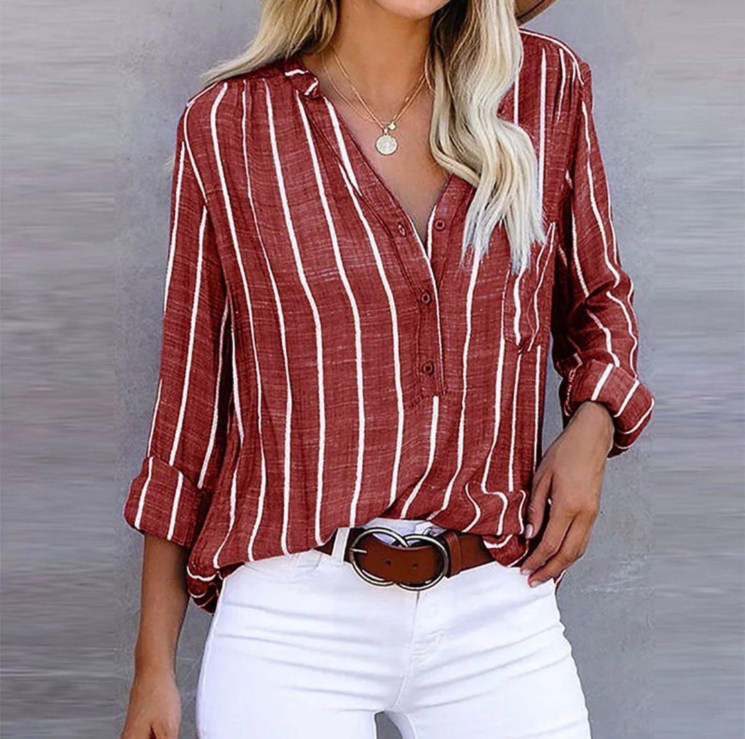 Geona™ | Blusa a Righe di Tendenza