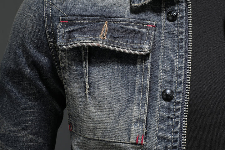 Lioro™ | Giacca Classica Denim