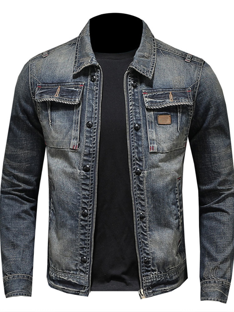 Lioro™ | Giacca Classica Denim