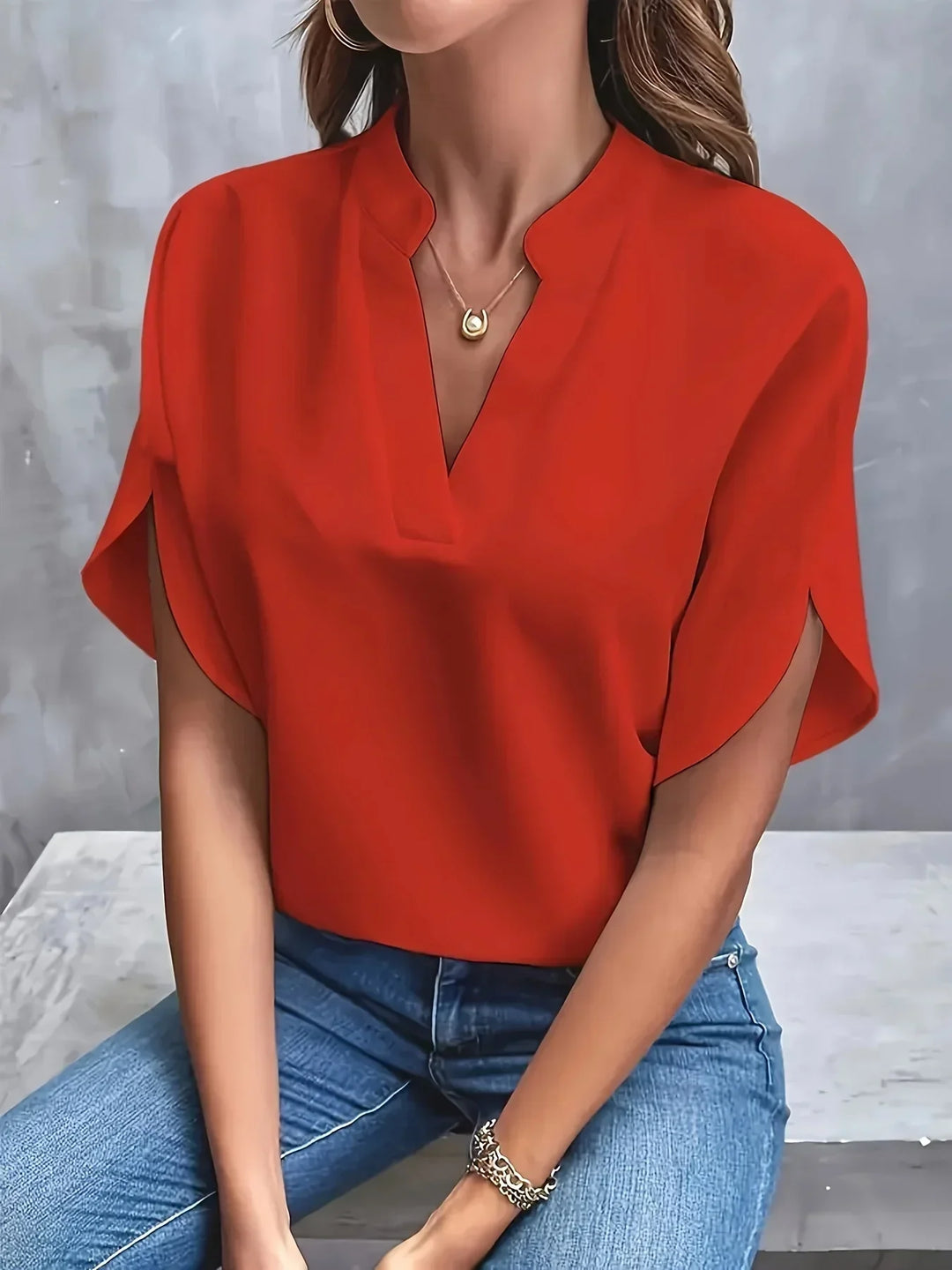 Talia™ | Blusa Elegante con Taglio Sartoriale