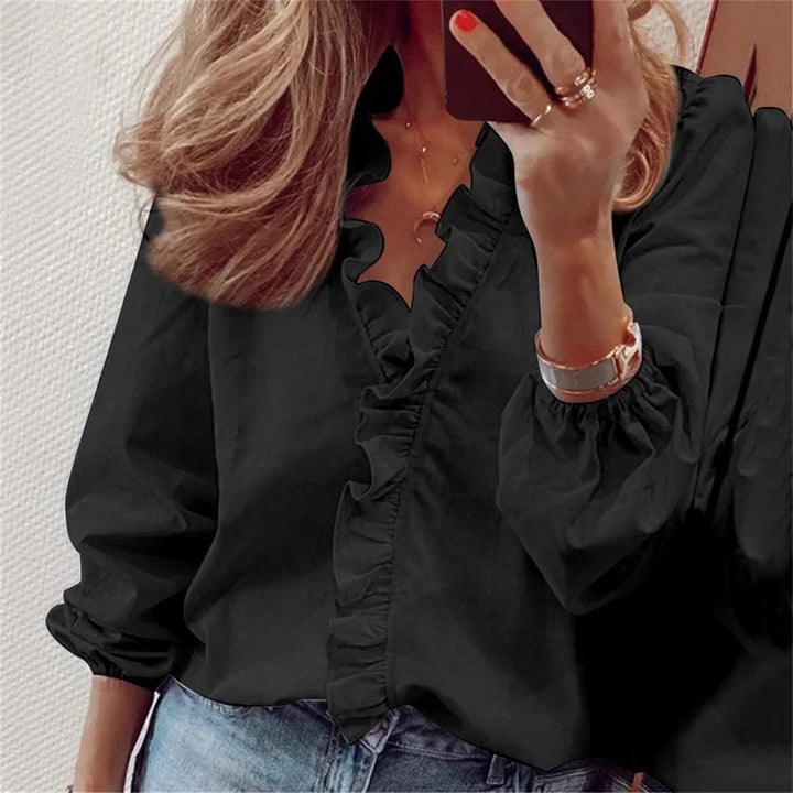 Enola™ | Blusa Elegante con Dettagli Romantici