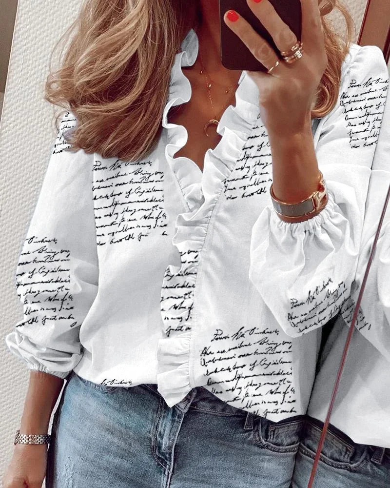 Enola™ | Blusa Elegante con Dettagli Romantici