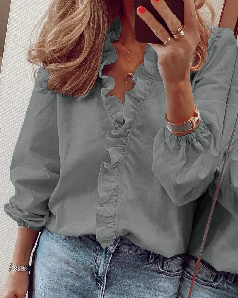 Enola™ | Blusa Elegante con Dettagli Romantici