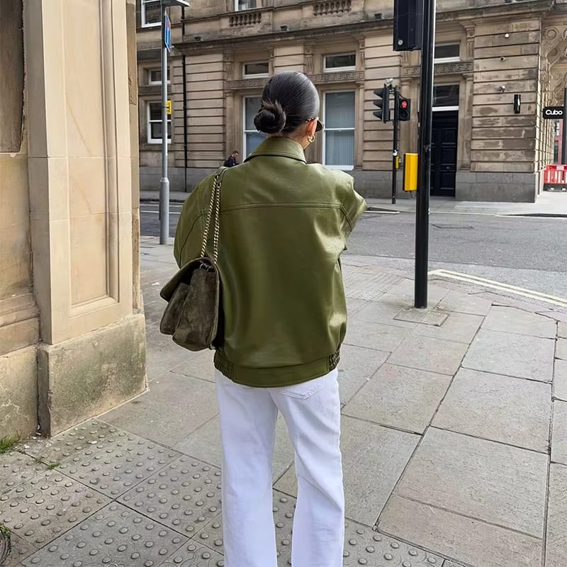 Vyxen™ | GIACCA IN PELLE OVERSIZE
