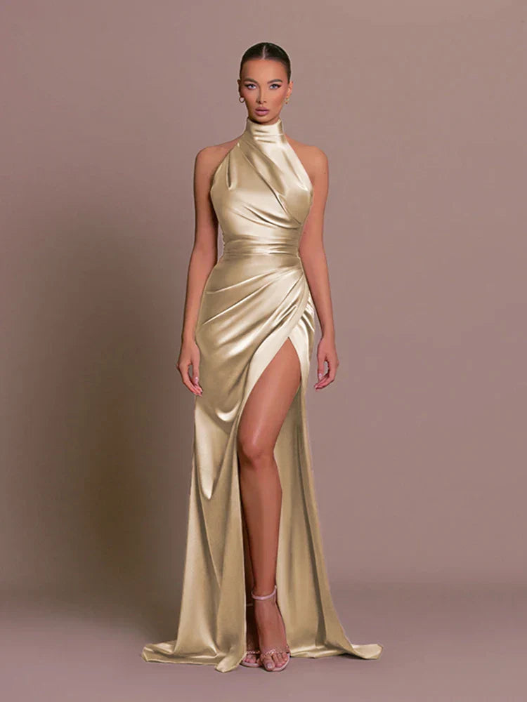 Cedar™ | Abito Elegante con Spacco