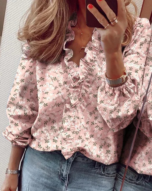 Enola™ | Blusa Elegante con Dettagli Romantici