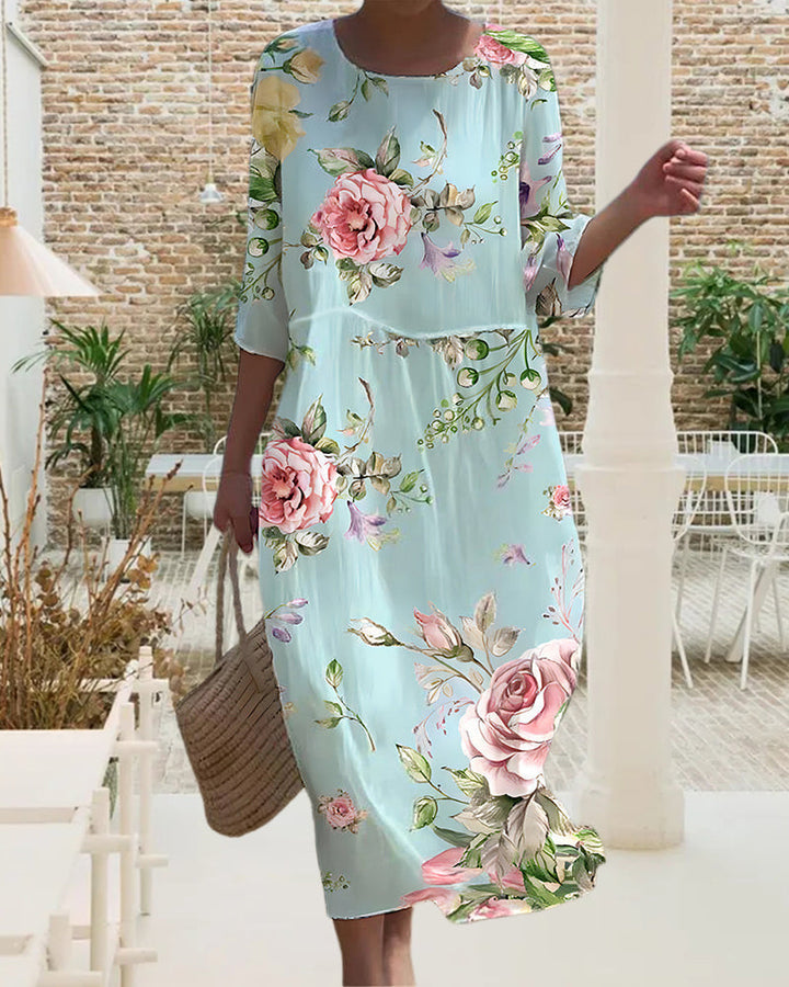 Marta™ | Abito Floreale Elegante