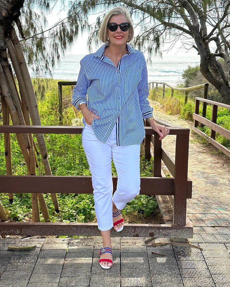 Ellia™ | Camicia a righe