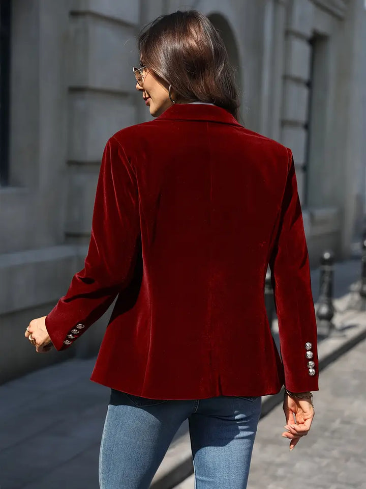 Caterina™ | Blazer in Velluto Elegante