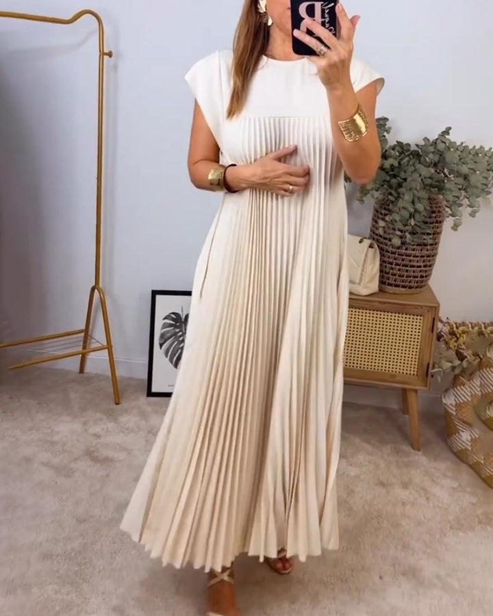 Edith™ | Abito Maxi a Pieghe