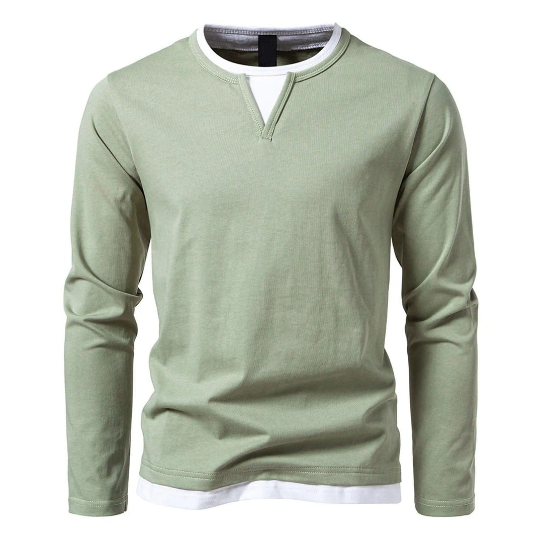 Fabio™ | Maglia Henley a manica lunga
