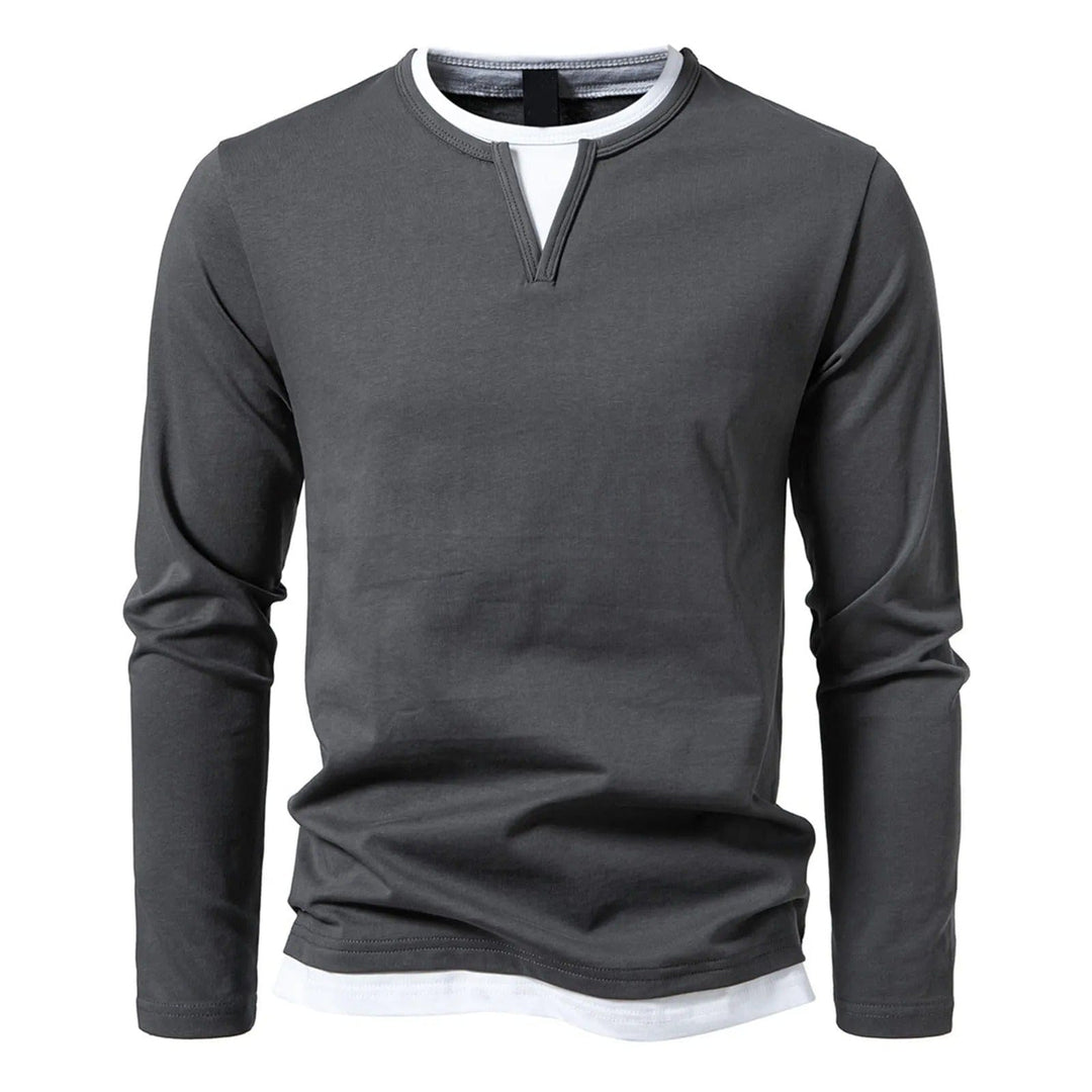 Fabio™ | Maglia Henley a manica lunga