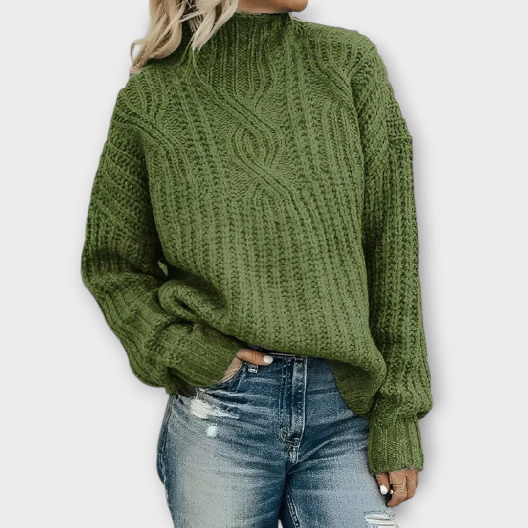 Tiffany™ | Maglione Invernale Elegante a Collo Alto