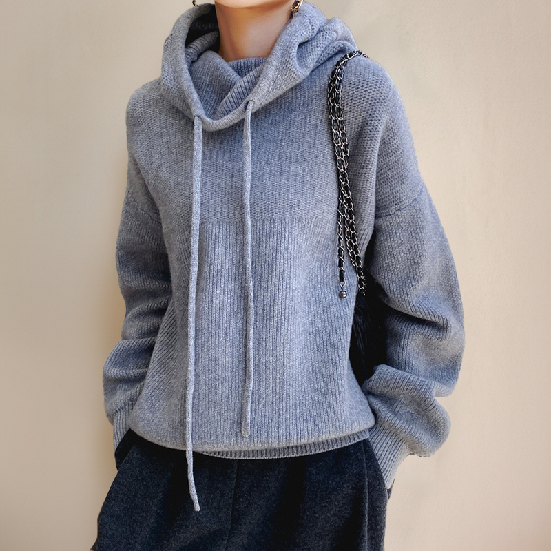 Ilaria™ | Maglione a Collo Alto in Maglia