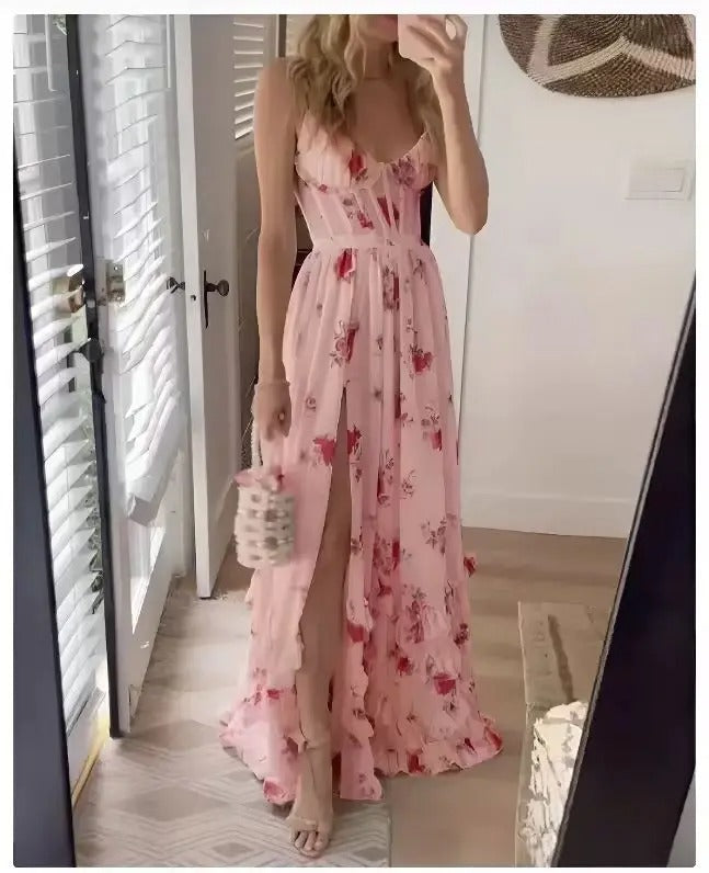 Petal™ | Abito Elegante con Stampa Floreale